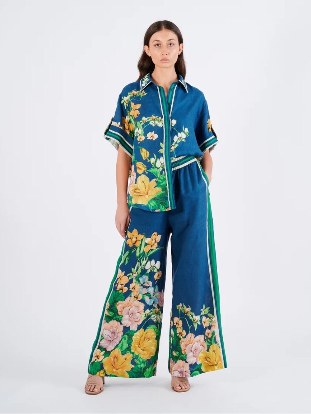 Alémais "Luda" Floral Linen Set - Size 4 (AU 8)